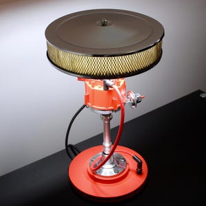 Car Parts Lamp: Unique Automotive Office & Home Decor