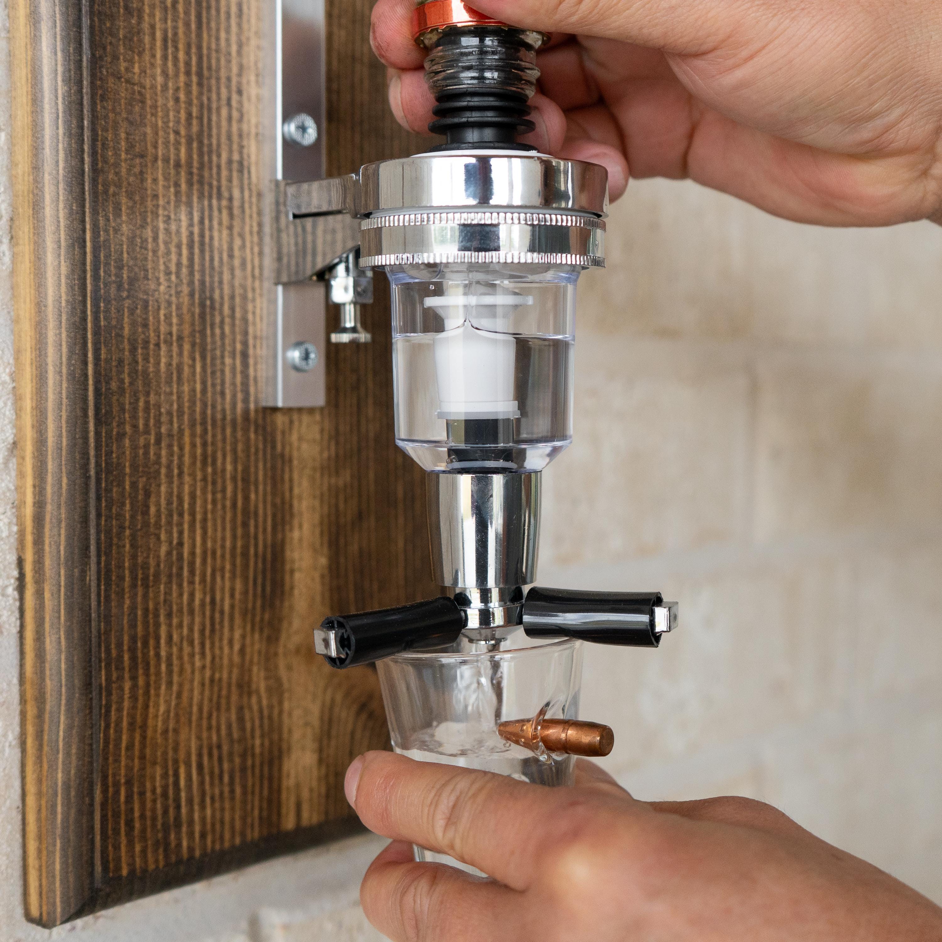 wall-liquor-dispenser-with-shot-pour-whiskey-bottle-mount-wood-bar