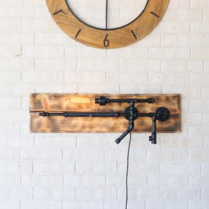 AK-47 Gun Wall Sign: Military Wall Lamp & Rifle Home Decor