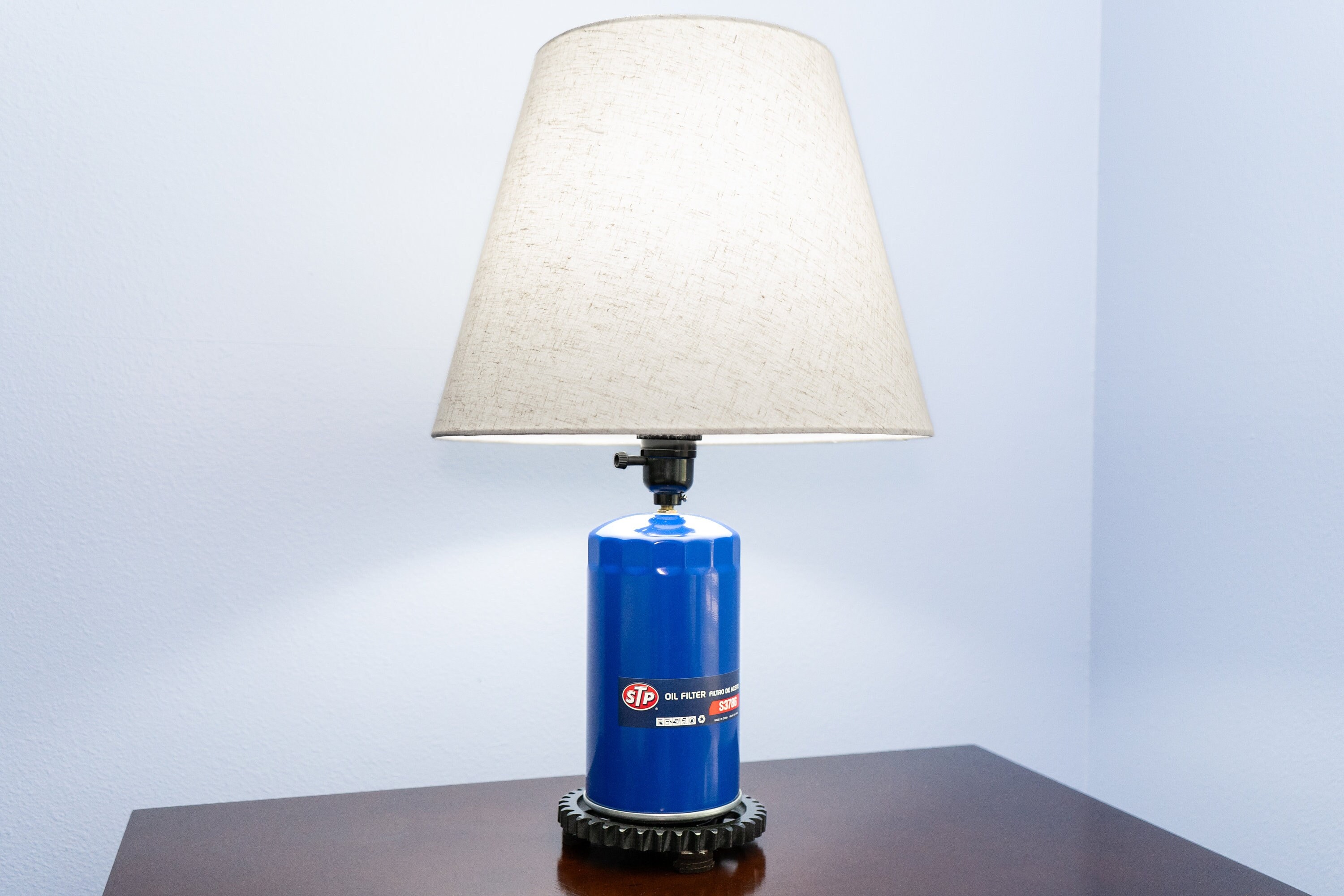 STP Oil Filter Lamp / Automotive Lamp / Gift For Car Guy
