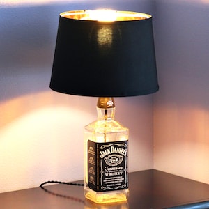 Jack Daniel&#39;s Lamp: Liquor Home Decor & Whiskey Bar Lighting
