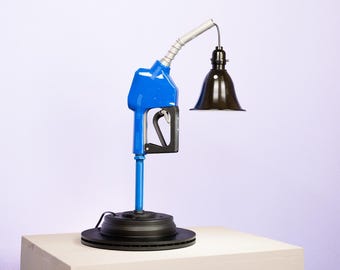 Gas Pump Nozzle Lamp: Automotive Desk & Car Office Decor