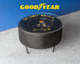 NASCAR Tire Coffee Table: Automotive Furniture & Racing Home Decor