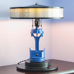 Piston Table Lamp: Automotive Office & Car Garage Decor
