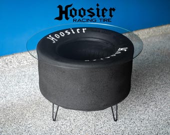 Hoosier Tire Coffee Table: Automotive Furniture & Racing Home Decor