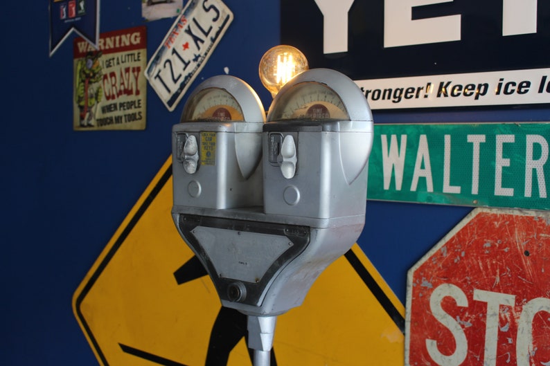 Parking Meter Lamp / Rustic Floor Lamp Etsy