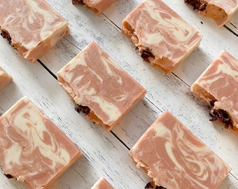 Rustic Rose Artisan Soap Bar | Handmade Soap | Floral Fragrance | Rose Soap | Coconut Milk Soap | Rose Clay Soap | Gifts for Her
