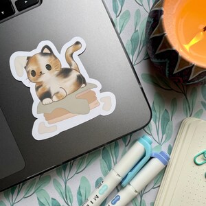 Waskat Vinyl Sticker | Matte vinylsticker | Glanzende vinylsticker