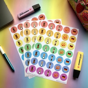 210 x Deutschlehrer Aufkleber | MFL Lehrer Sticker