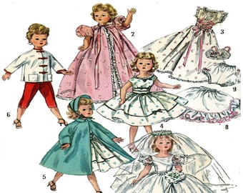 Simplicity 1808, 18" Doll Clothes Miss Revlon, Cissy, Toni