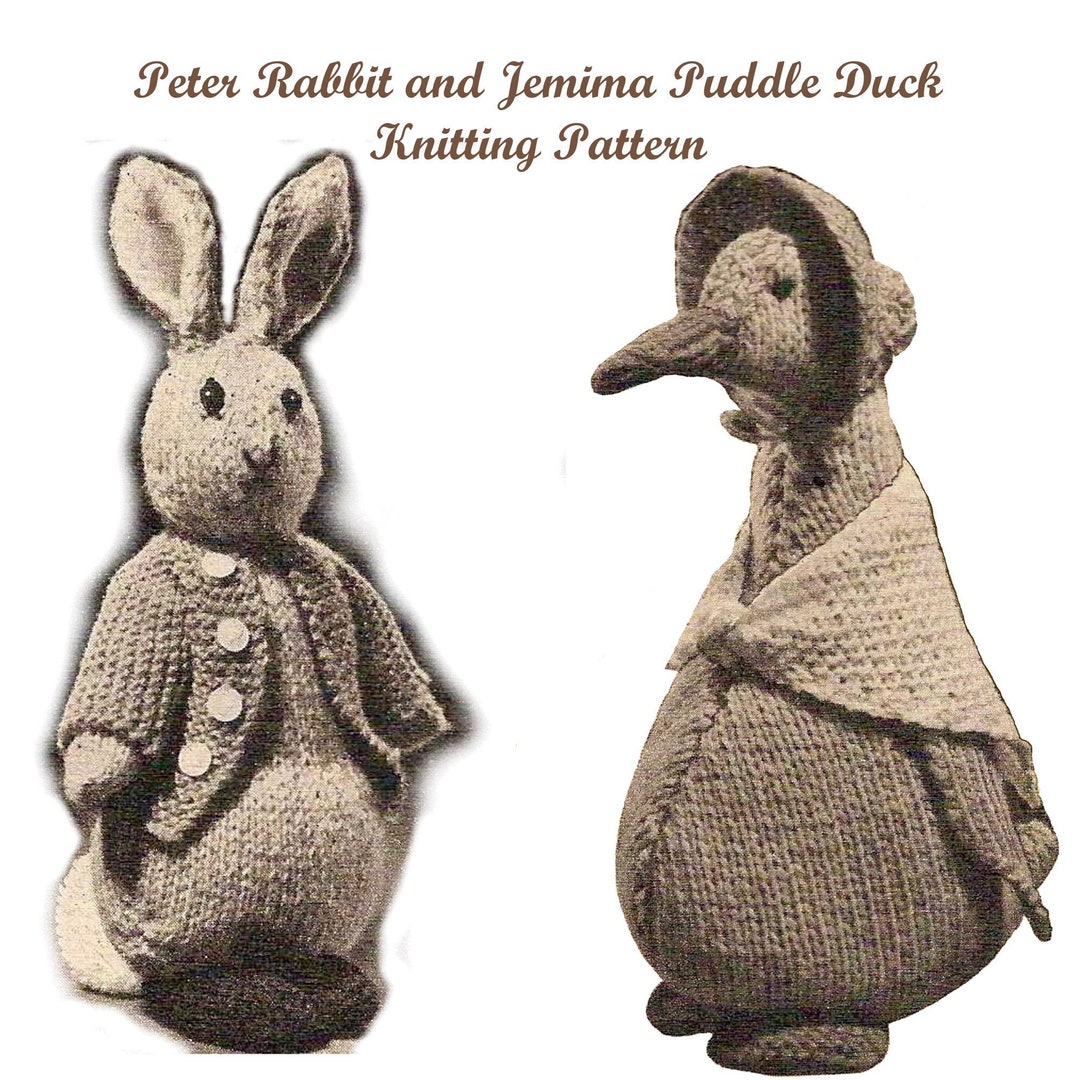 Jemima Puddle Duck Knitting Pattern USA Wholesale clc.cet.edu