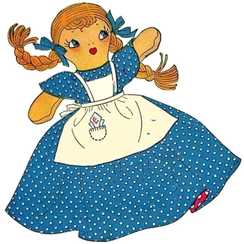 Topsy and Eva Upside Down Dolls Sewing Pattern Vogart 157 PDF Etsy