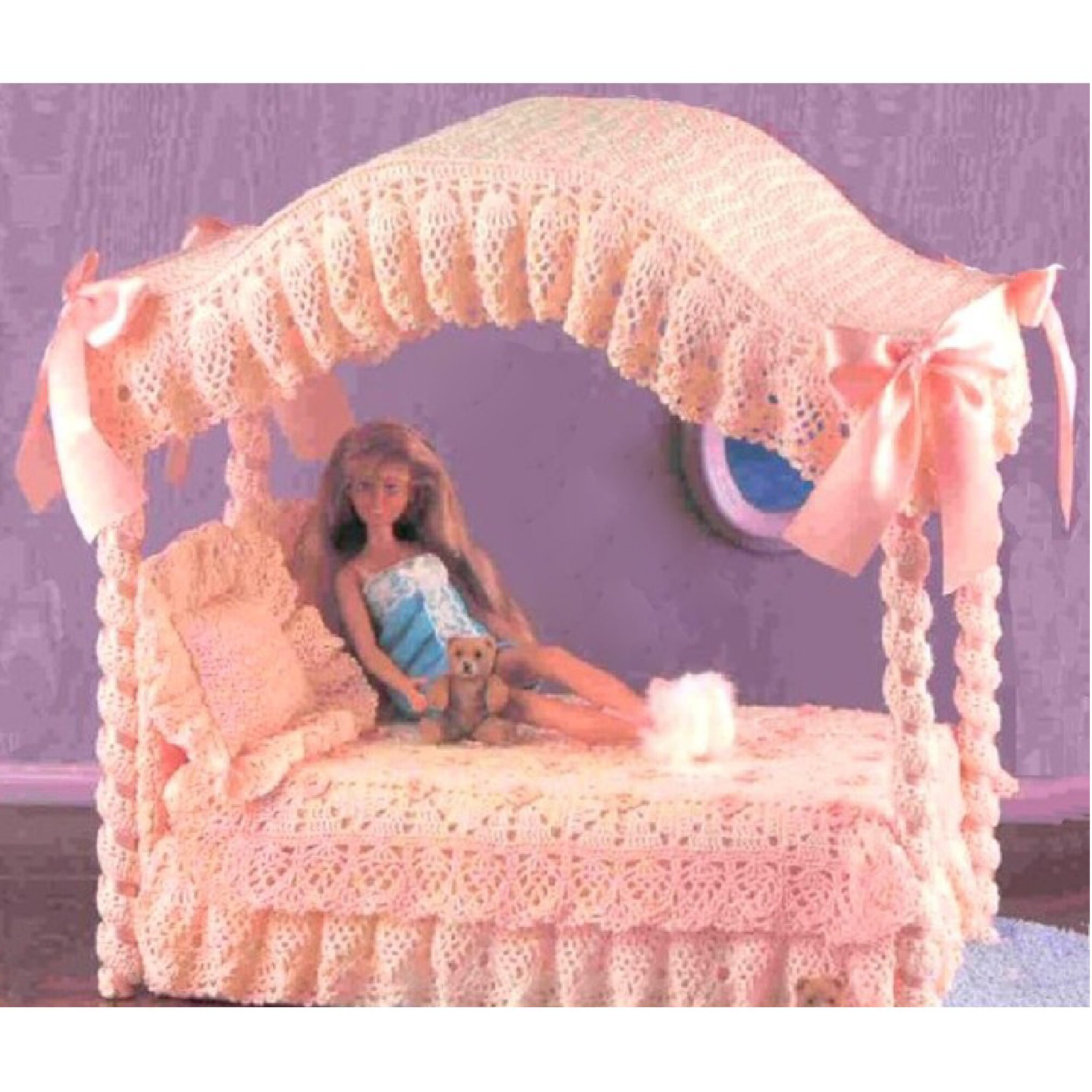 Buy Barbie Doll Furniture Crochet Pattern PDF Crochet Pattern