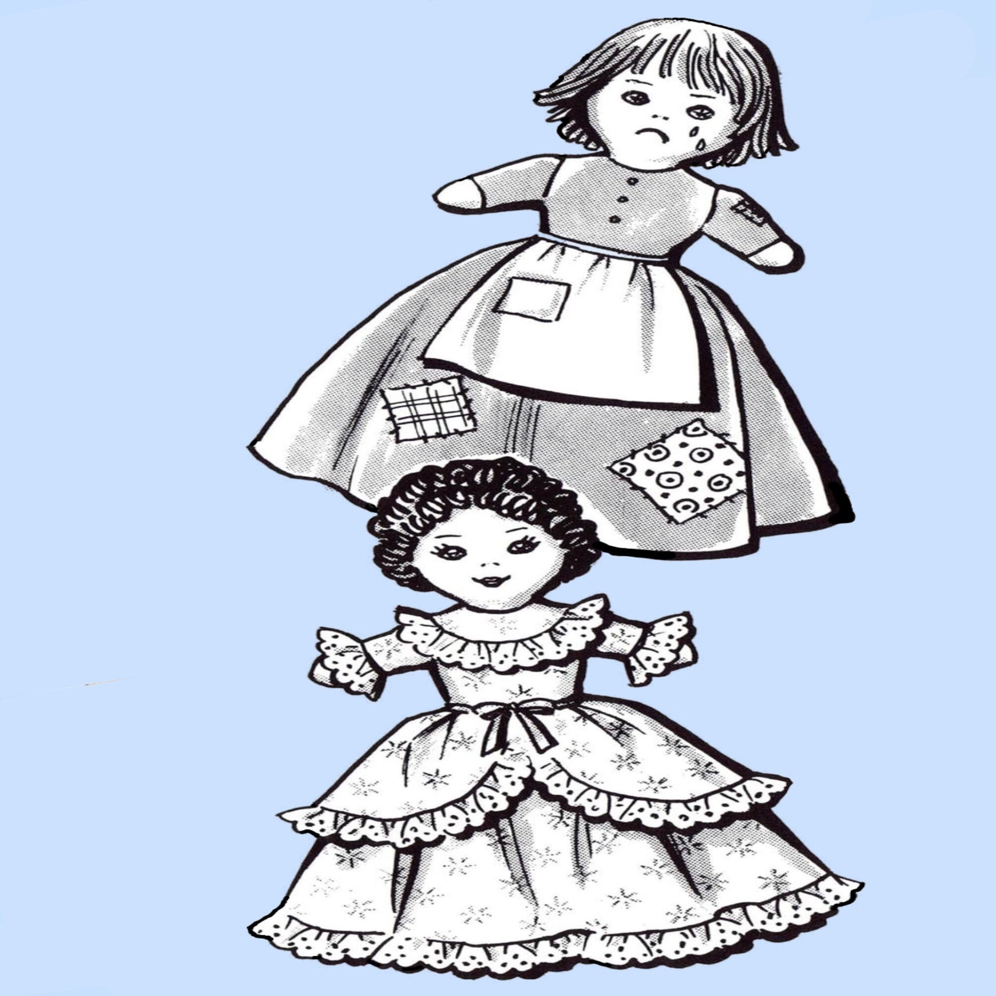 15 Cinderella Topsy Turvy Doll Pattern PDF Download | Etsy