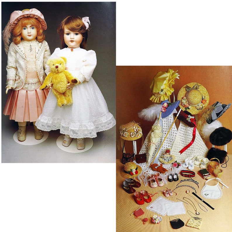 The Dolls Dressmaker Doll Clothes Pattern Vintage Ebook C. Etsy