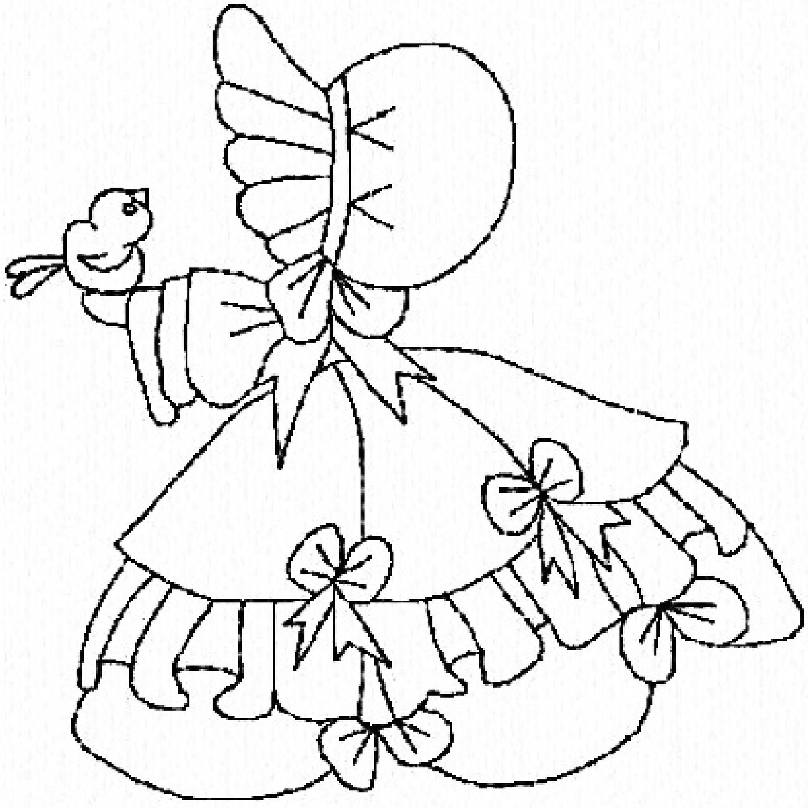 Girls Embroidery Pattern 61 PDF Motifs Etsy