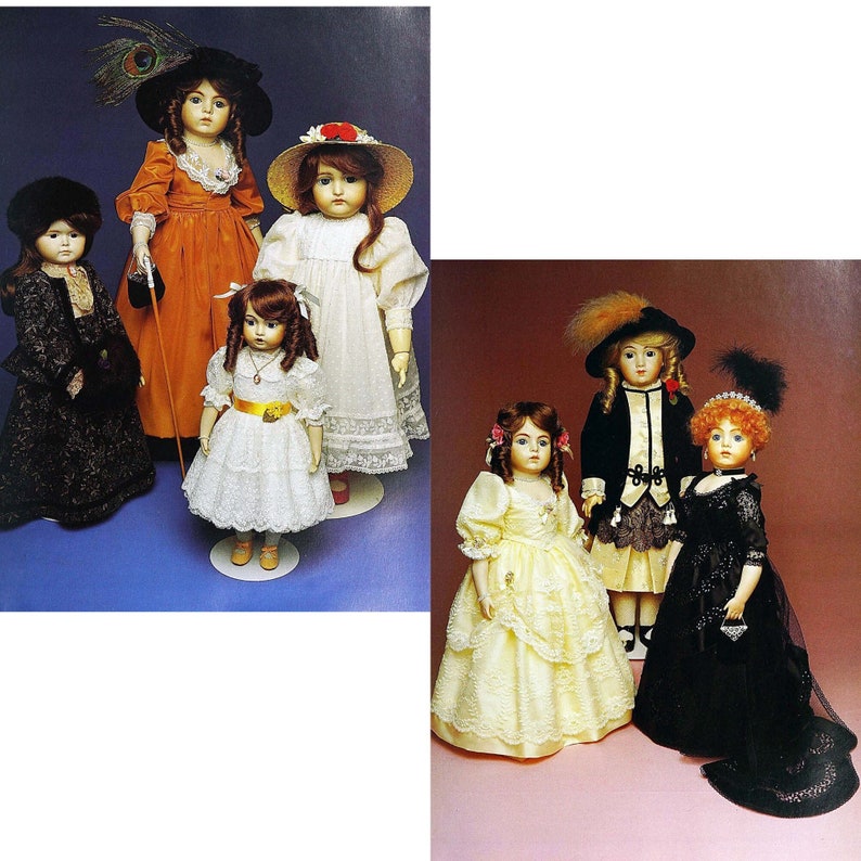 The Dolls Dressmaker Doll Clothes Pattern Vintage Ebook C. Etsy