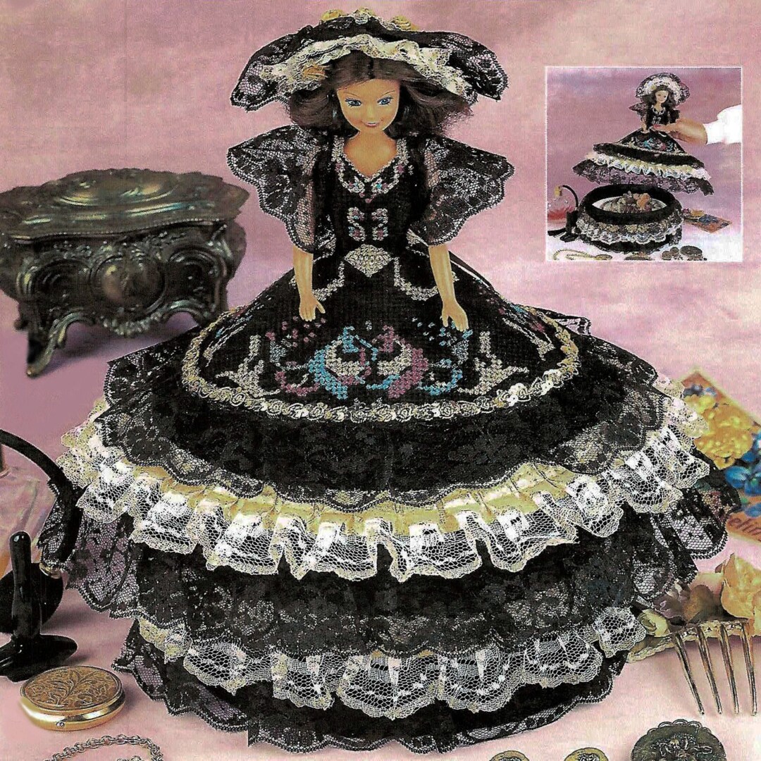 Barbie Doll Clothes Treasure Keeper Box Plastic Canvas Jewelry - Etsy