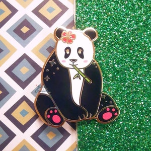 Stay Peaceful Panda Hard Enamel Pin