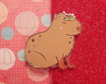 Bleib Cool Capybara Hard Emaille Pin