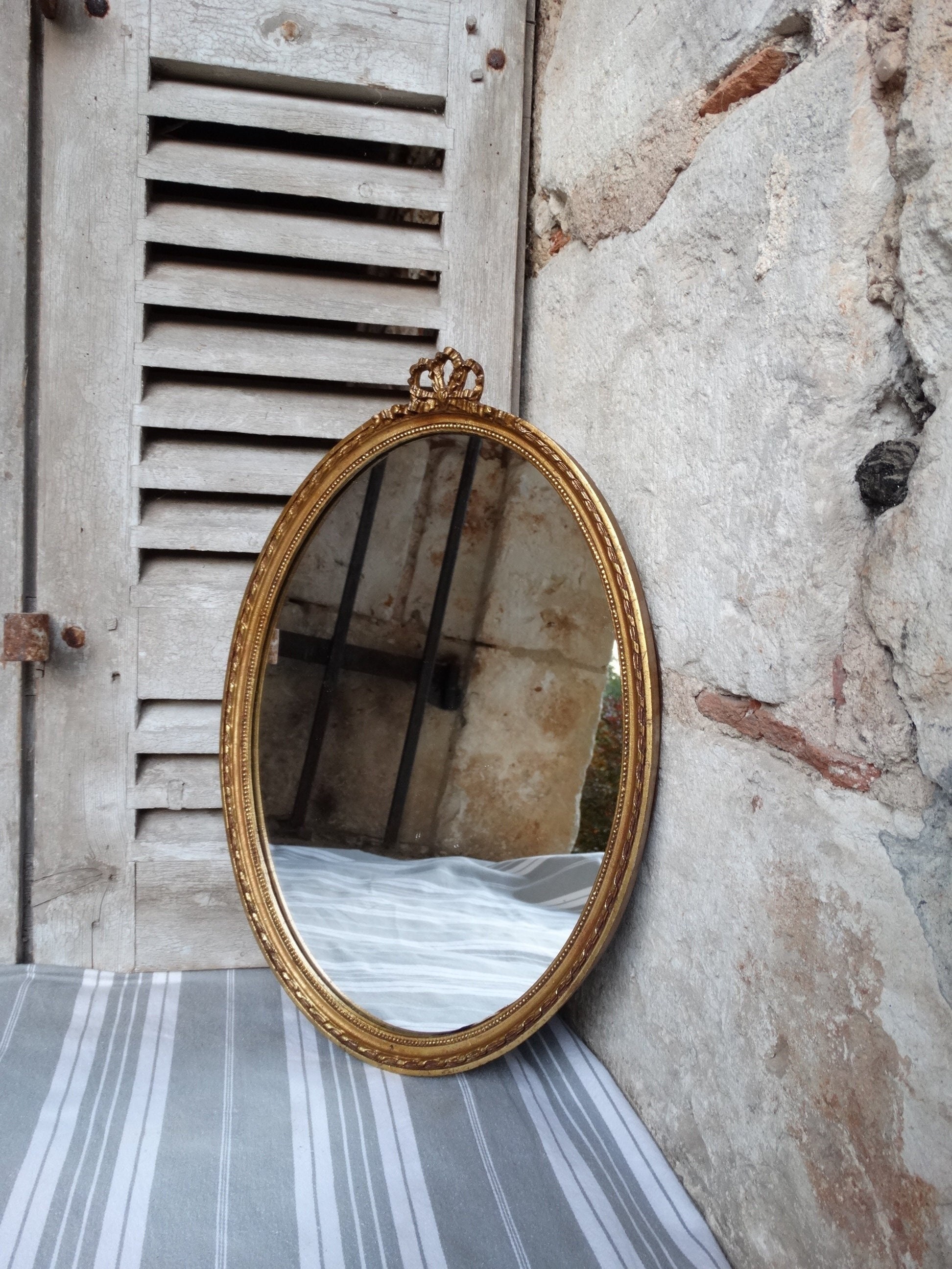 Frameless Smoked Antique Mirror. Antiqued Grey Glass Mirror With Cloudy,  Smokey Feel. Vintage-inspired Antique Wall Mirror. 