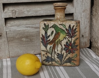 陶版 インテリア 鳥 ペルシャ風 陶芸 アート