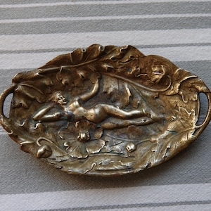 Art nouveau bronze tray - Etsy 日本