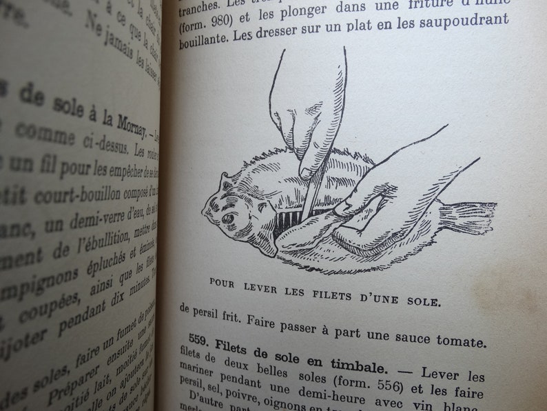 Livre de cuisine La Cuisine Chez Nous/livre de recettes françaises anciennes/livre de cuisine ancien/livre de cuisine M.Lechef/recettes/livre ancien de cuisine française image 7