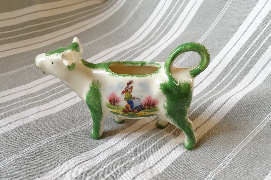 Vintage Cow Creamer/ceramic Creamer/vintage Cow Shaped Jug/cow Etsy