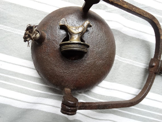 Antique oil sale wick miners lamp