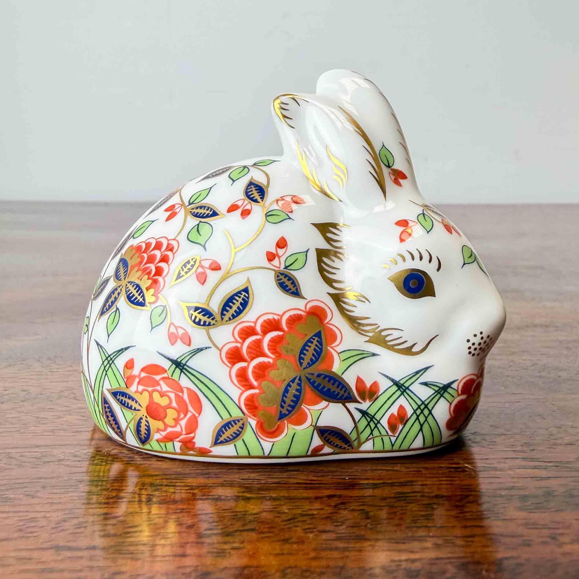 Crown Derby Rabbit - Etsy UK