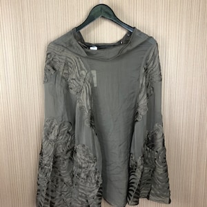 Vintage Silk Jean Paul Gaultier Blouse, Made in Italy, Retro, Fashionable Blouse