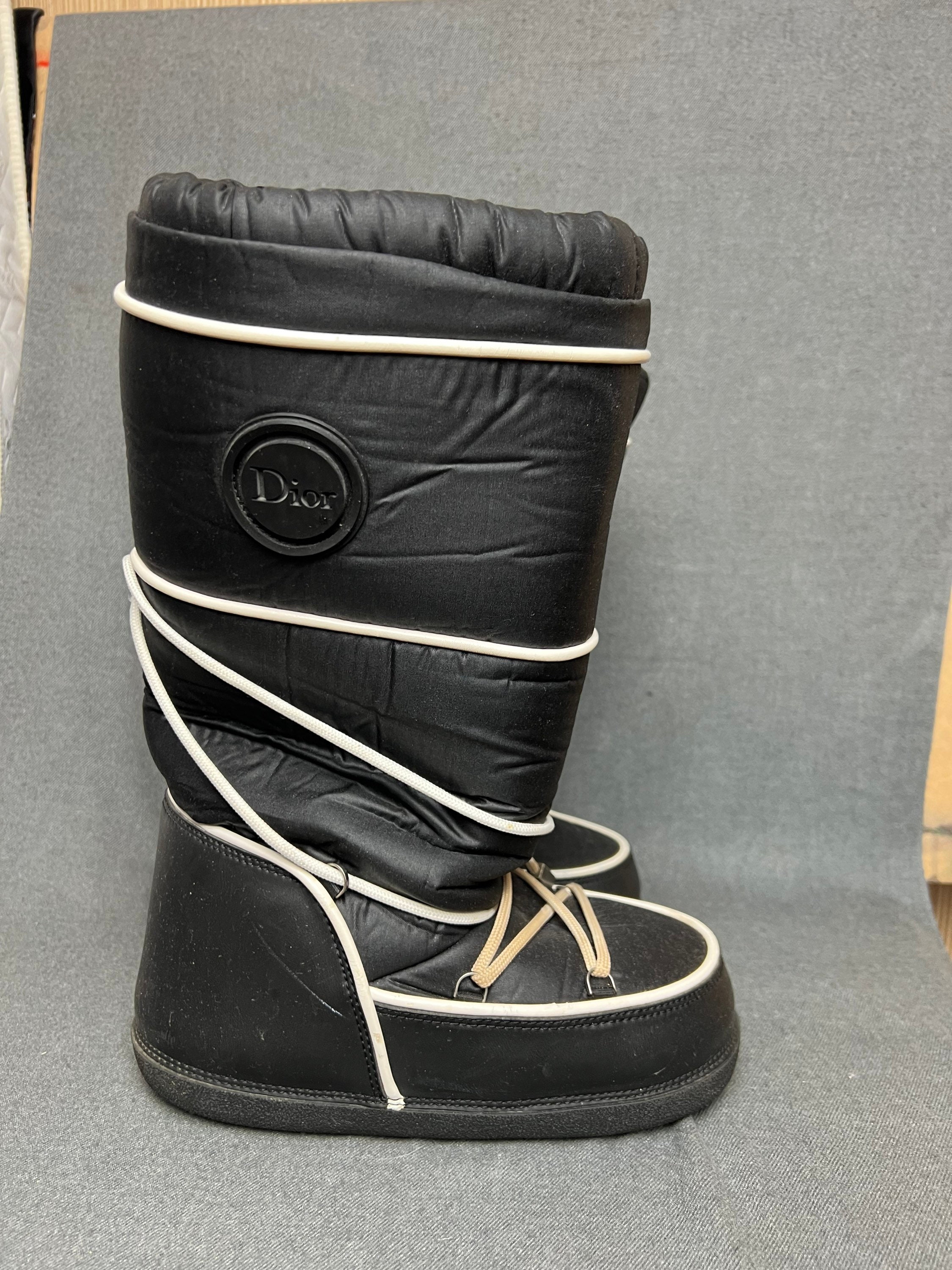 dior snow boots vintage