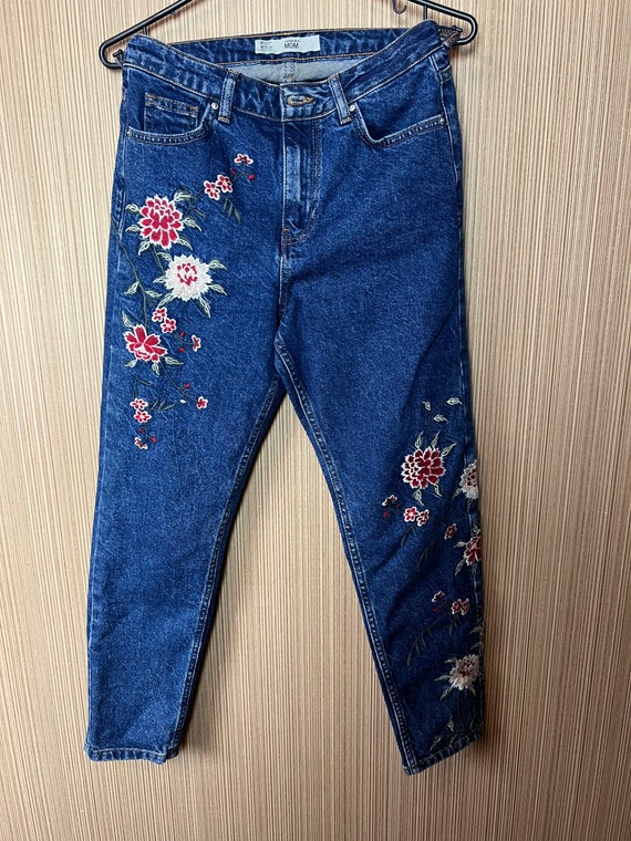 Set of 3 items , Vintage , cardigan , jeans, stri… - image 6