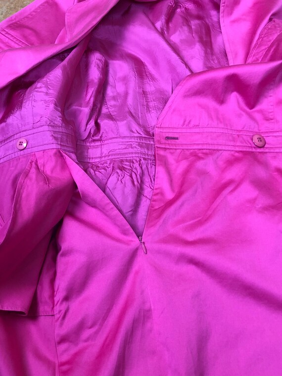 Pink vintage Escada dress, retro vintage, buttons… - image 6