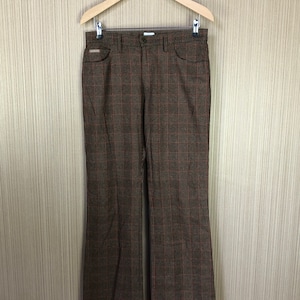 Vintage Calvin Klein Plaid Trousers, Great Condition, Retro Pants, Good Quality