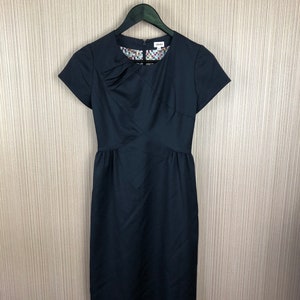 Vintage Kenzo Black Dress Womens, Retro Fashion