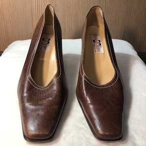 Vintage Donna Soft women&#39;s shoes, Size 40, Classic, Genuine leather, Made in Italy