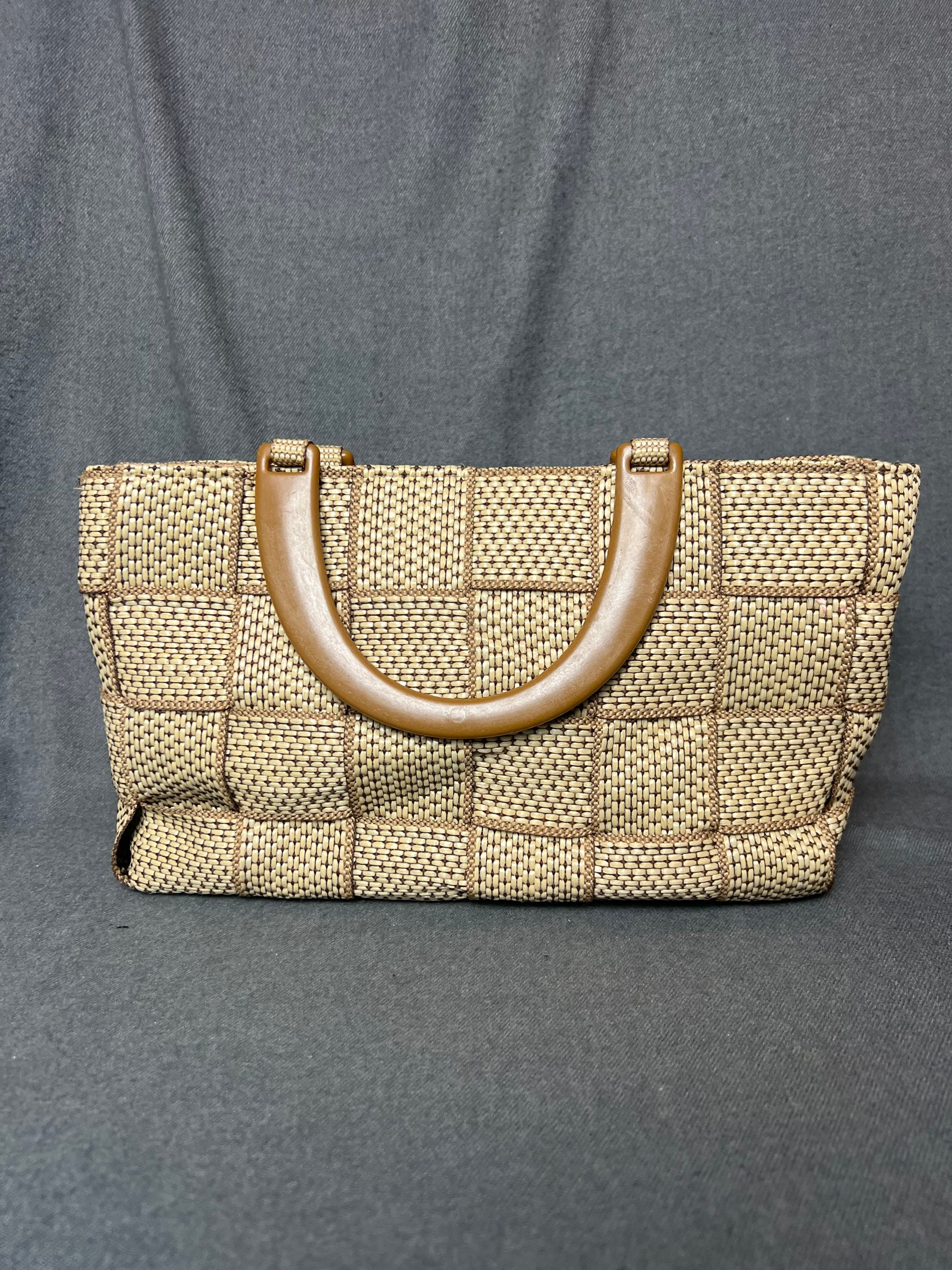 Alma Tonutti Italian Metallic Woven Handbag