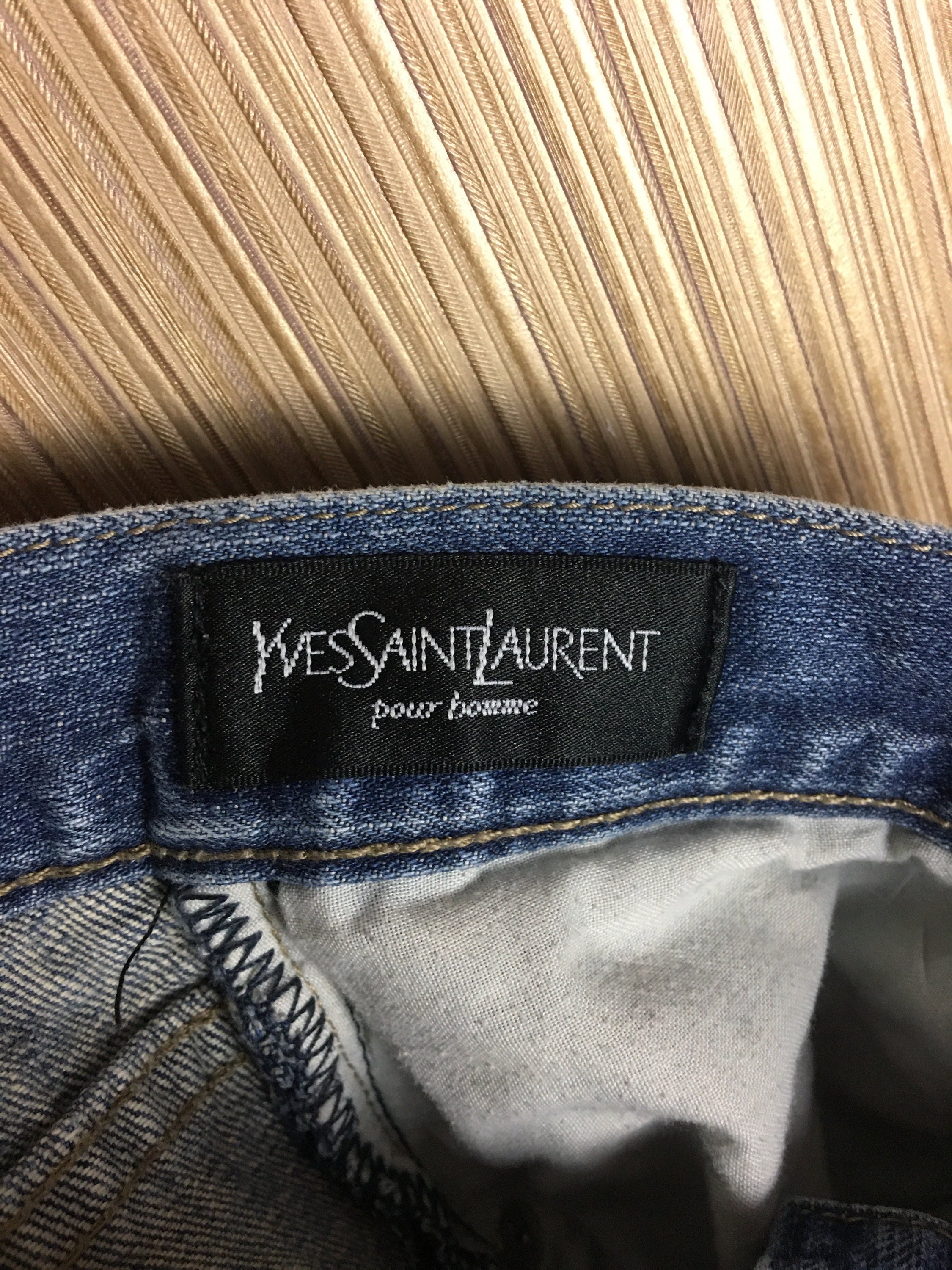 Vintage Yves Saint Laurent Jeans Retro Luxury Unique Etsy Mexico