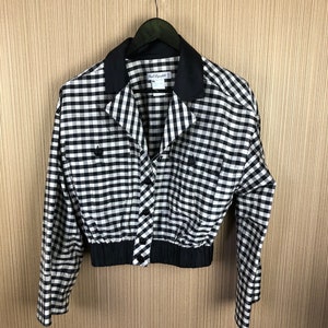 Vintage Karl Lagerfeld Cardigan, Silk Top, Retro