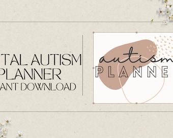 Pianificatore di autismo per adulti, Pianificatore di autismo stampabile, Diario di autismo stampabile
