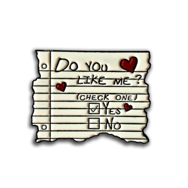 90s Kid Love Note Enamel Pin