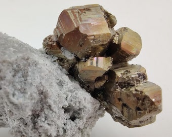 Veracruz - Pyrite, Quartz, Calcite, 77g, Mexico