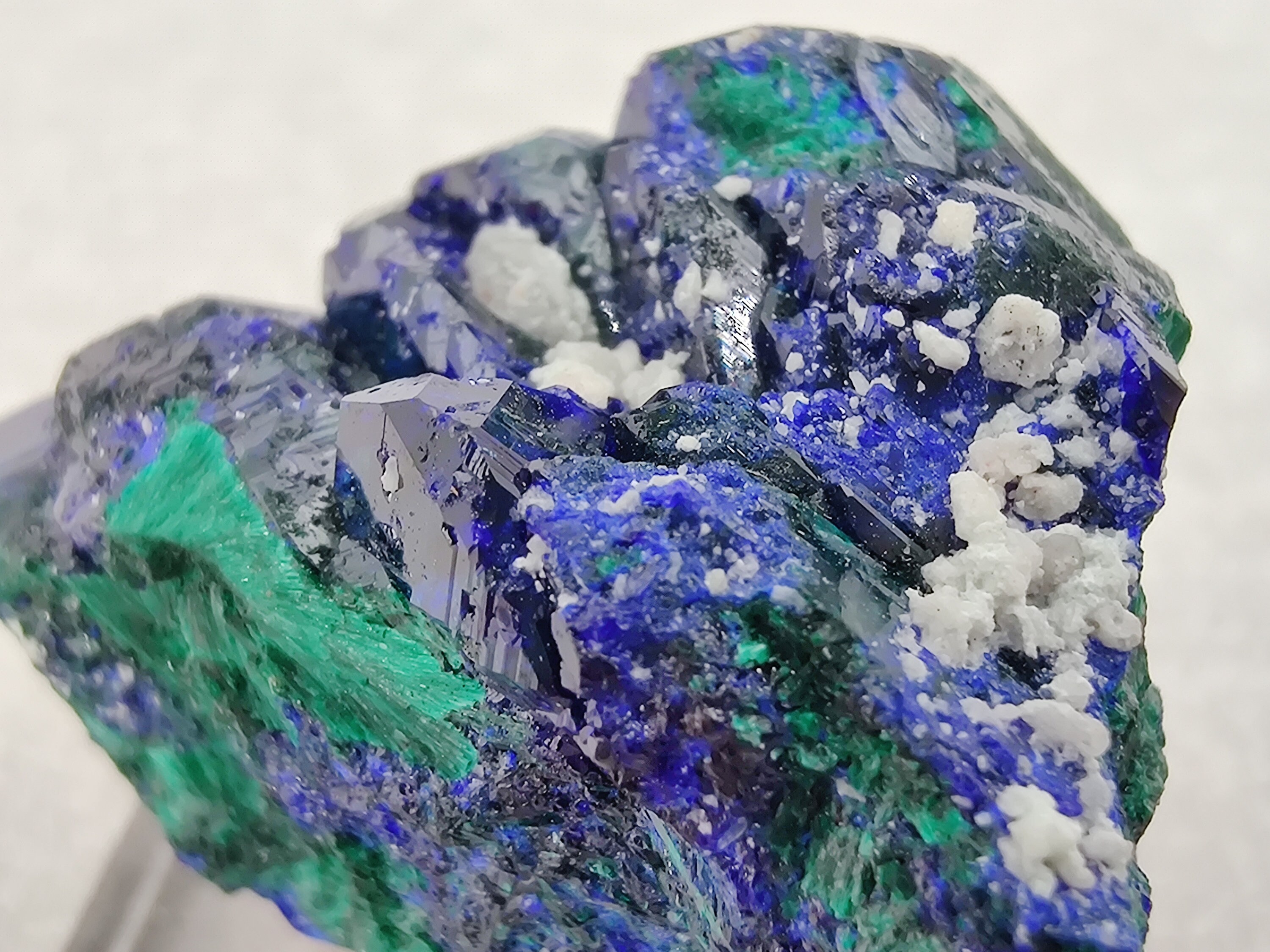 Azurite/Malachite & Dickite, Milpillas, Mexique