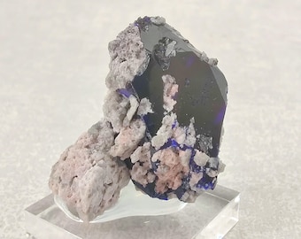 メキシコのミルピラス鉱山産の光沢のあるアズライト結晶 - Etsy 日本