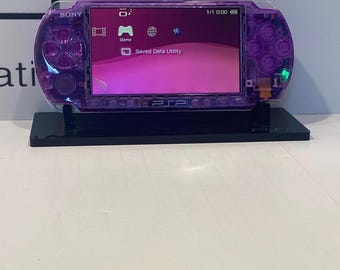 PSP 3000 New Clear Purple Housing Japan Import & Extra Accessories Bundle