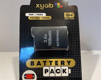 Sony PSP 1000 3.6 Volt 1650 mAh Extended Capacity Replacement Battery