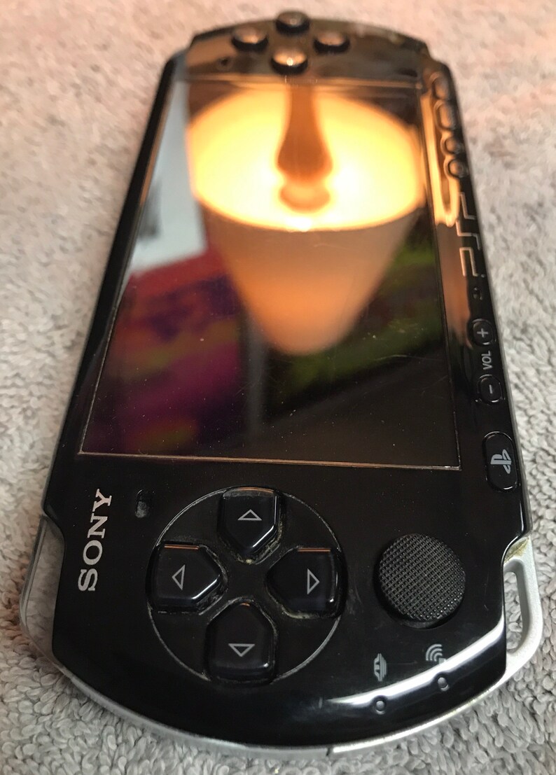 Sony Psp 3000 Black Custom 32 Gb Mod Game Pack Etsy