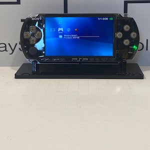 128 GB Games PSP 3000 New Clear Black Housing Japan Import With Extra Accessories Bundle